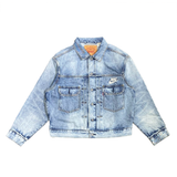  LEVI'S X NIKE VINTAGE TYPE II TRUCKER JACKET LIGHT BLUE 