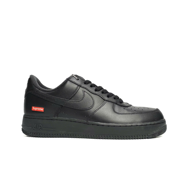  NIKE SUPREME X AIR FORCE 1 LOW BOX LOGO BLACK CU9225-001 