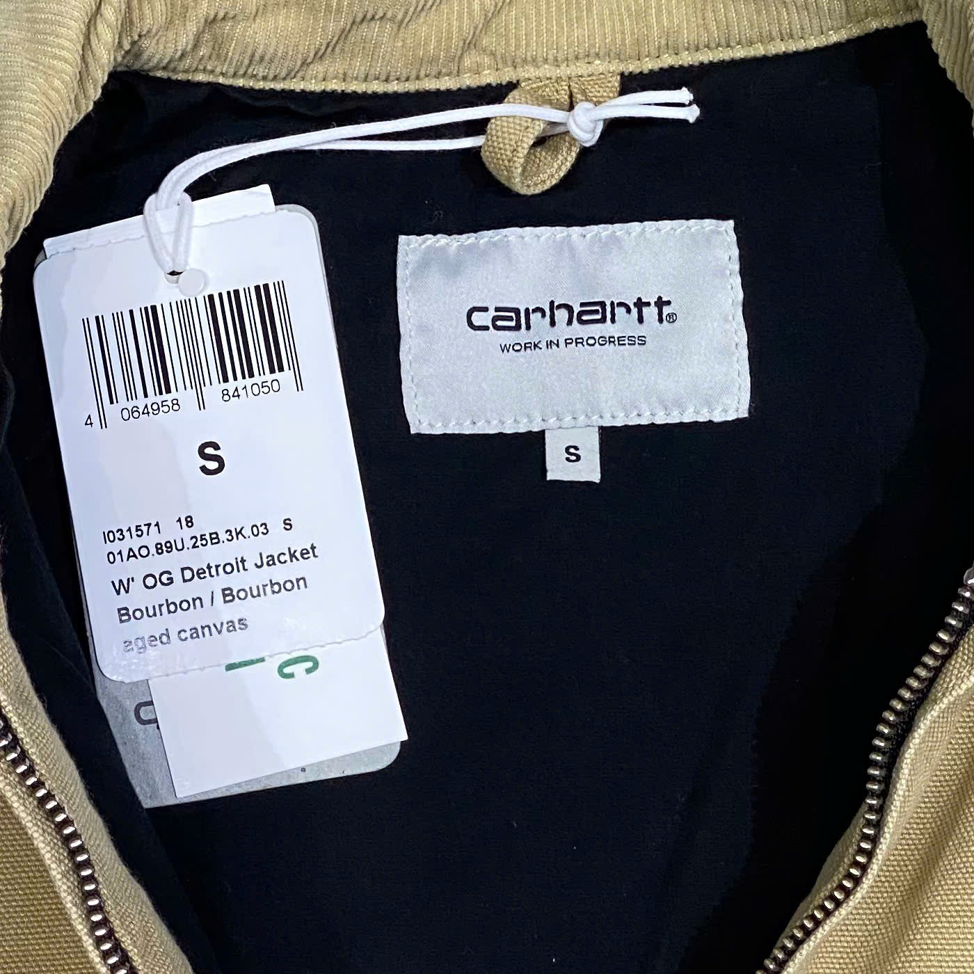  CARHARTT WIP OG DETROIT JACKET IN DUSTY BROWN 