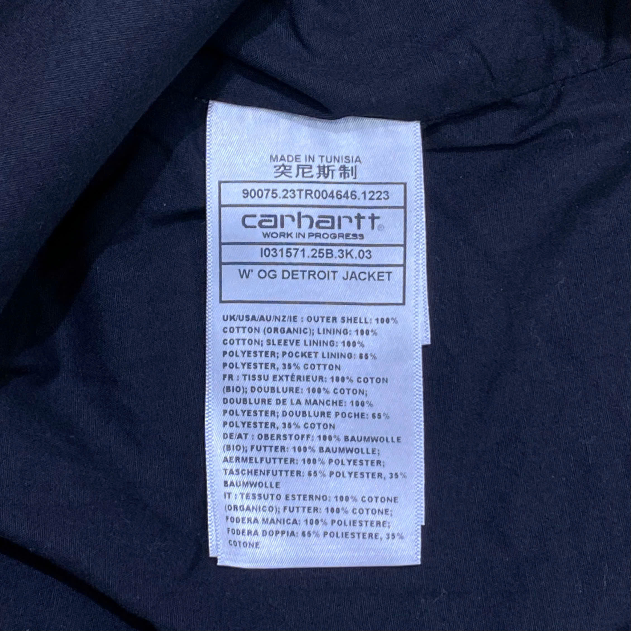  CARHARTT WIP OG DETROIT JACKET IN DUSTY BROWN 