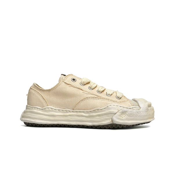  MAISON MIHARA YASUHIRO HANK LOW ORIGINAL SOLE OVER DYED CANVAS LOW-TOP A08FW719 