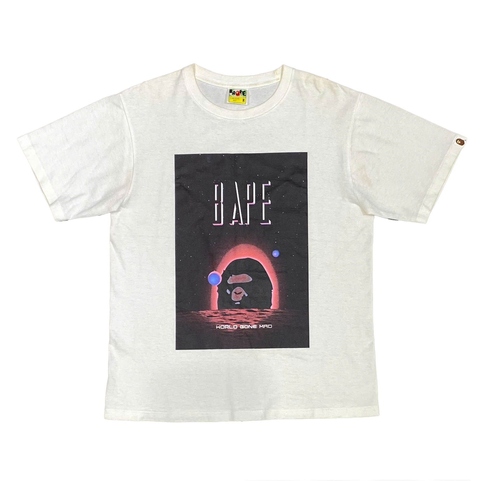  BAPE WORD GONE MAD 