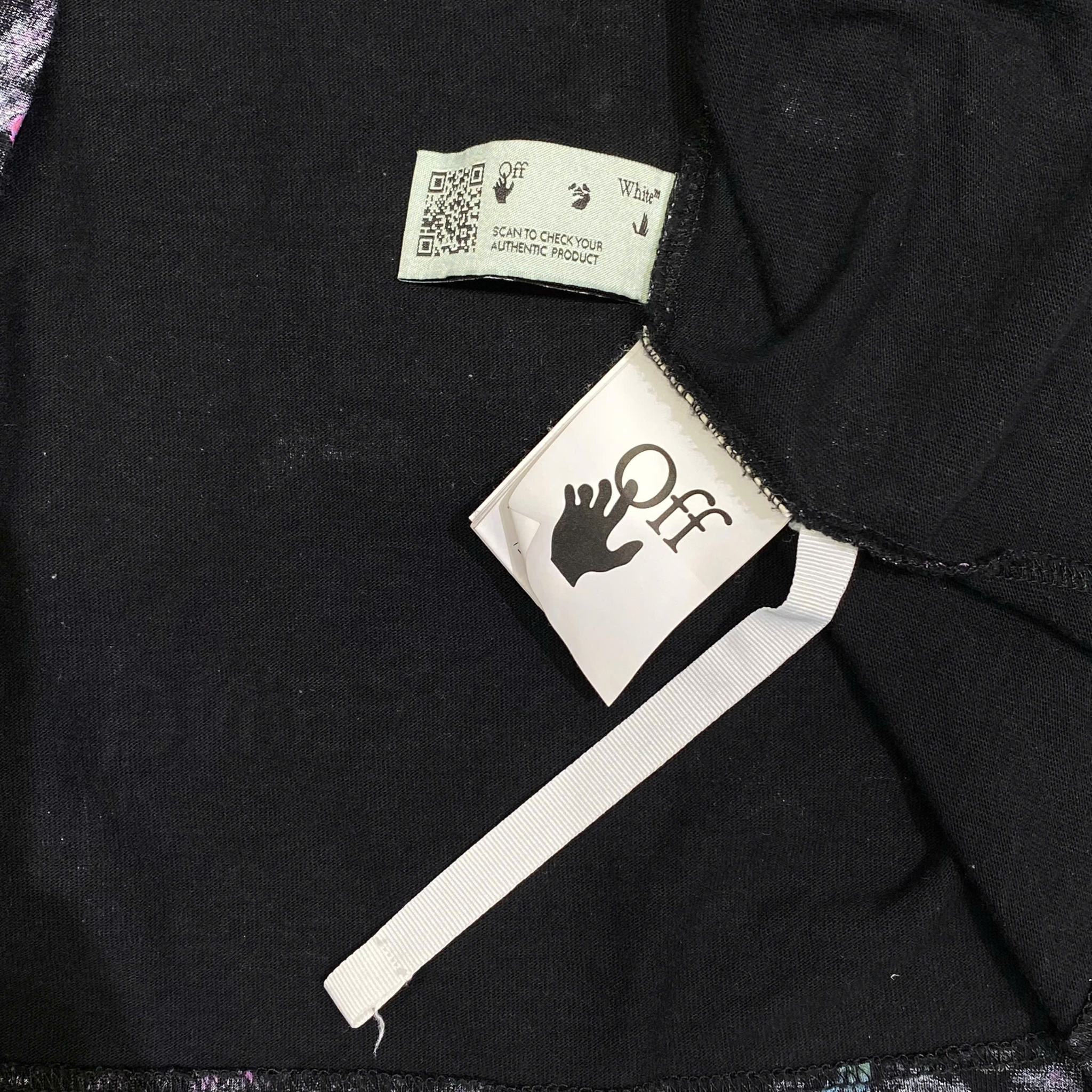  OFF-WHITE SEEING THINGS WASHED T-SHIRT BLACK 