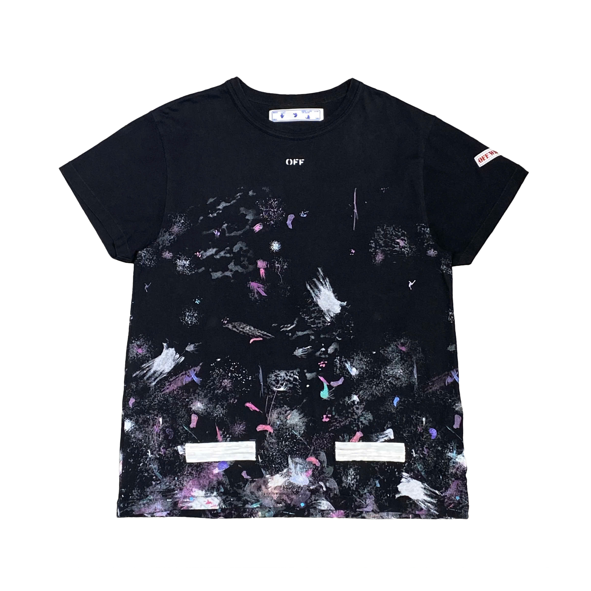  OFF-WHITE SEEING THINGS WASHED T-SHIRT BLACK 