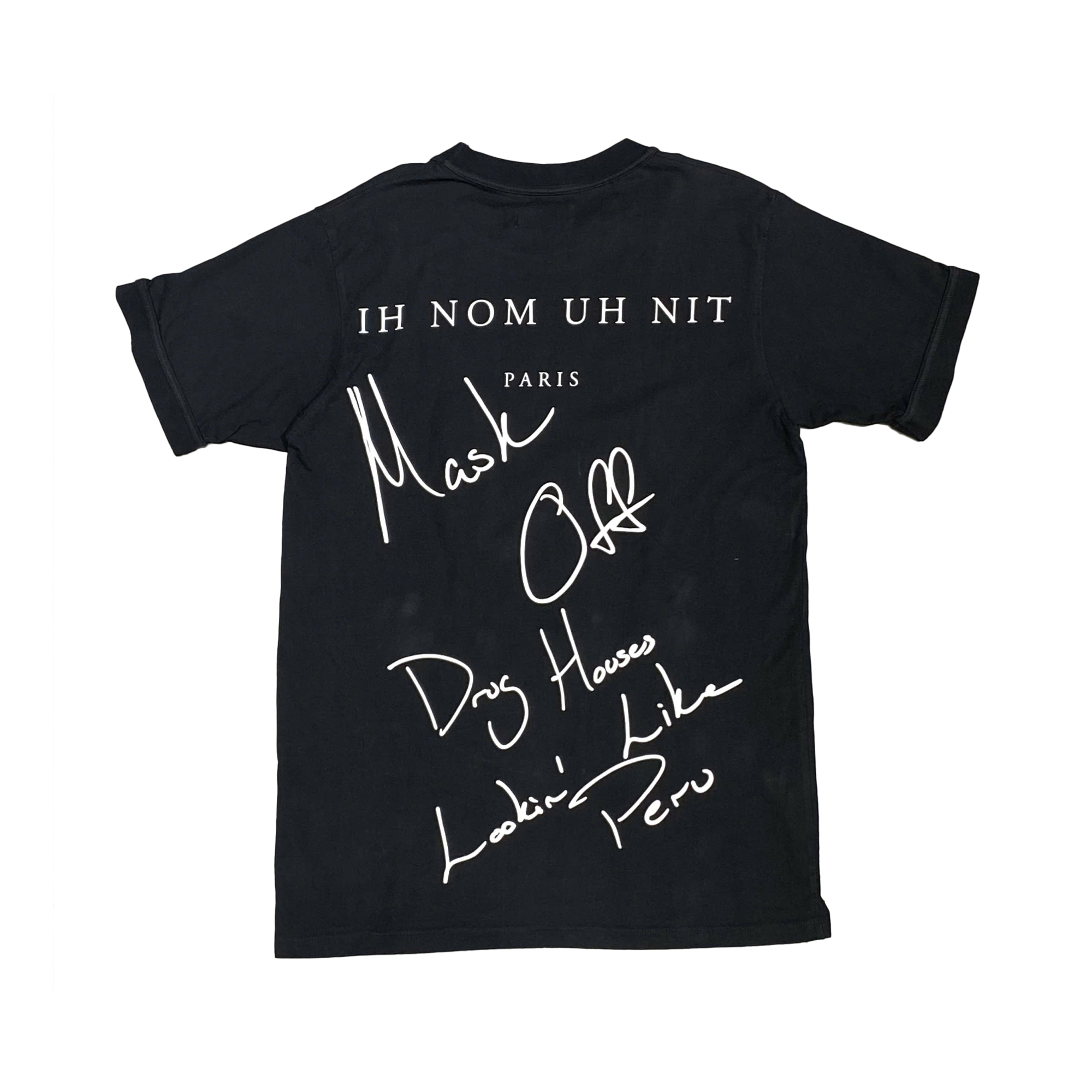  IH NOM UH NIT FUTURE ARCHIVE TEE BLACK 