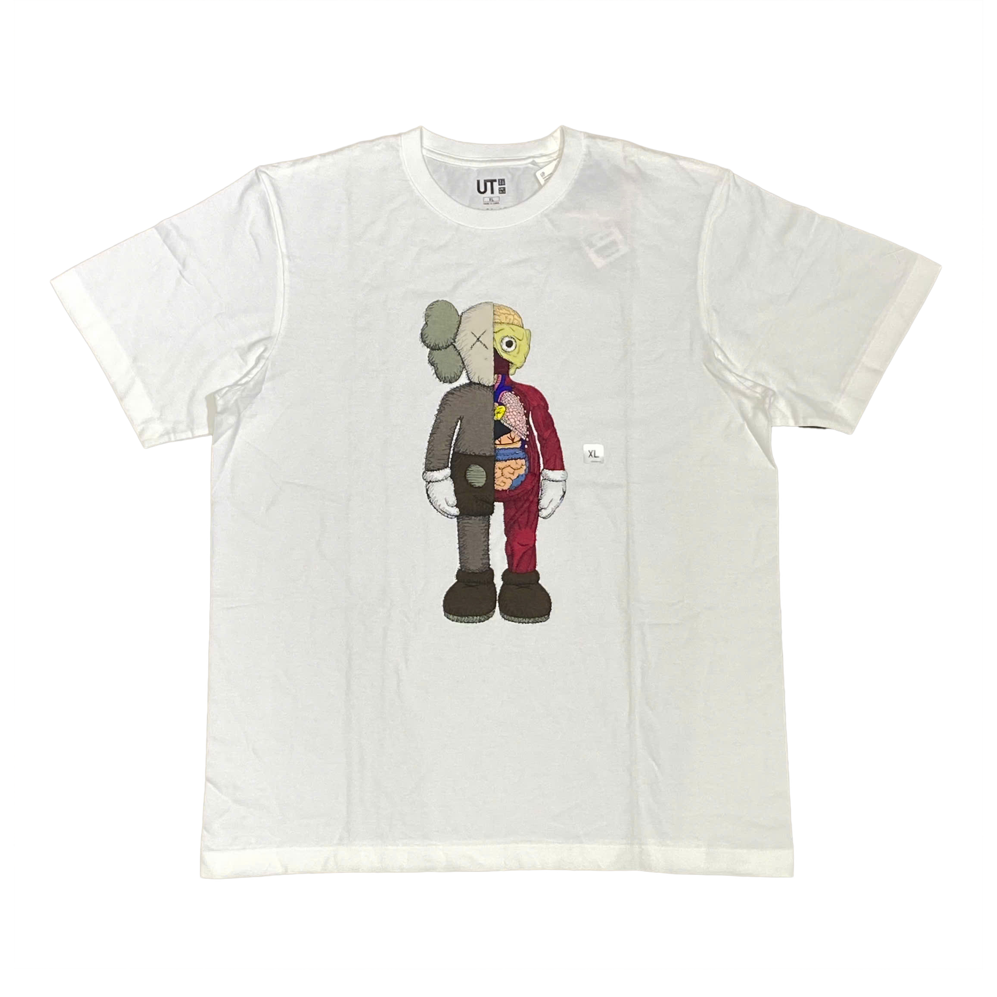  KAWS X UNIQLO FLAYED TEE WHITE 