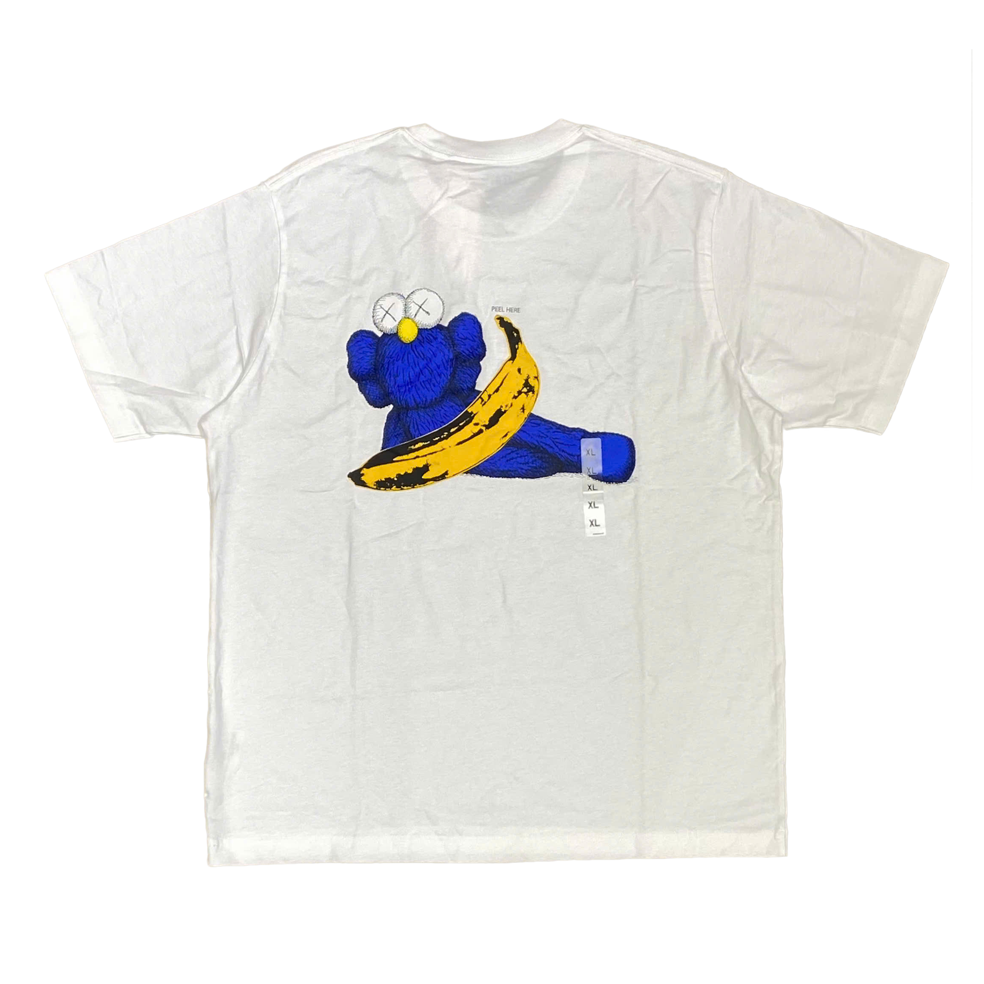  KAWS UNIQLO X ANDY WARHOL BANANA GRAPHIC T-SHIRT 