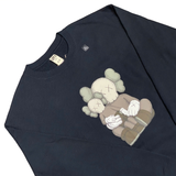  KAWS X UNIQLO LONGSLEEVE SWEATSHIRT BLACK 