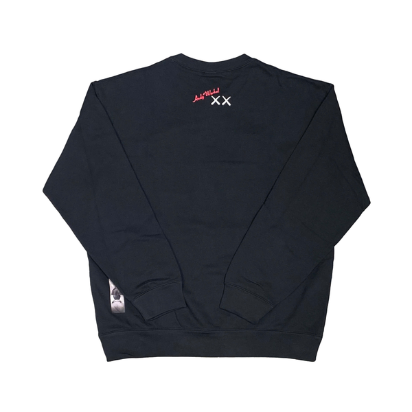  UNIQLO KIDS KAWS + WARHOL SWEAT LONG SLEEVE SHIRT BLACK 