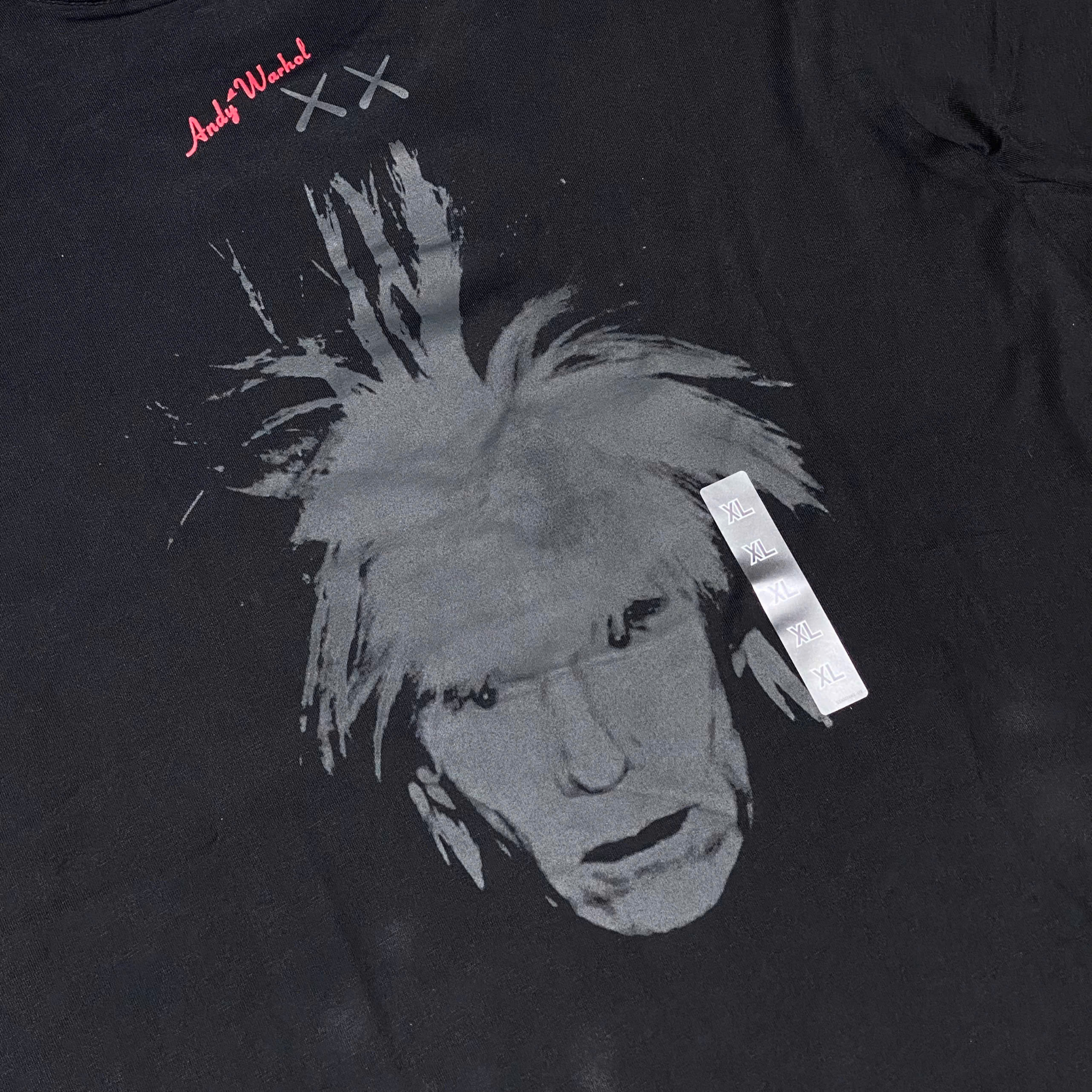  UNIQLO X KAWS X ANDY WARHOL T-SHIRT TEE 