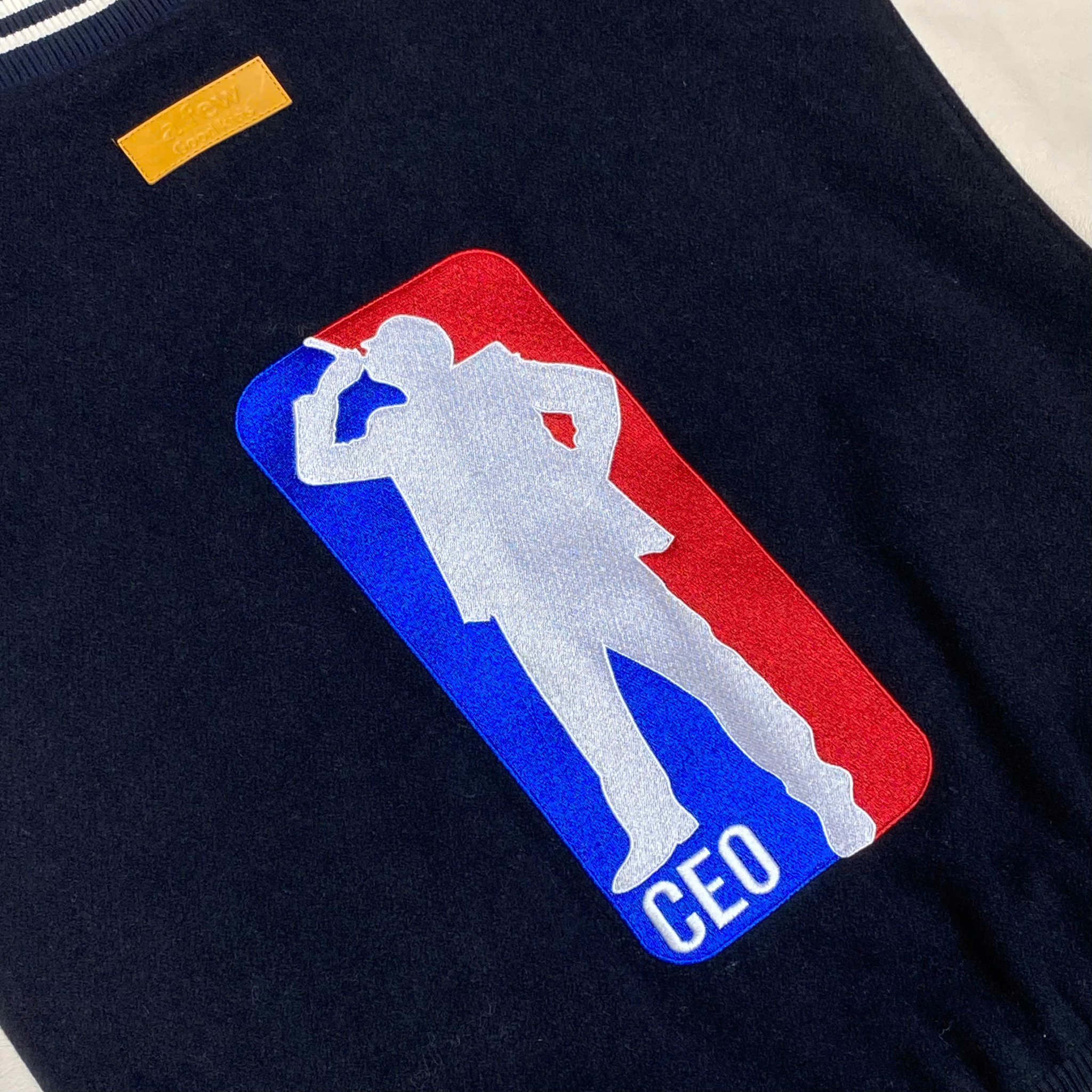  DONCARE VARSITY JACKET CEO COLLAGE 