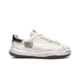  MAISON MIHARA YASUHIRO BLAKEY OG SOLE CANVAS LOW WHITE BLACK A08FW735 