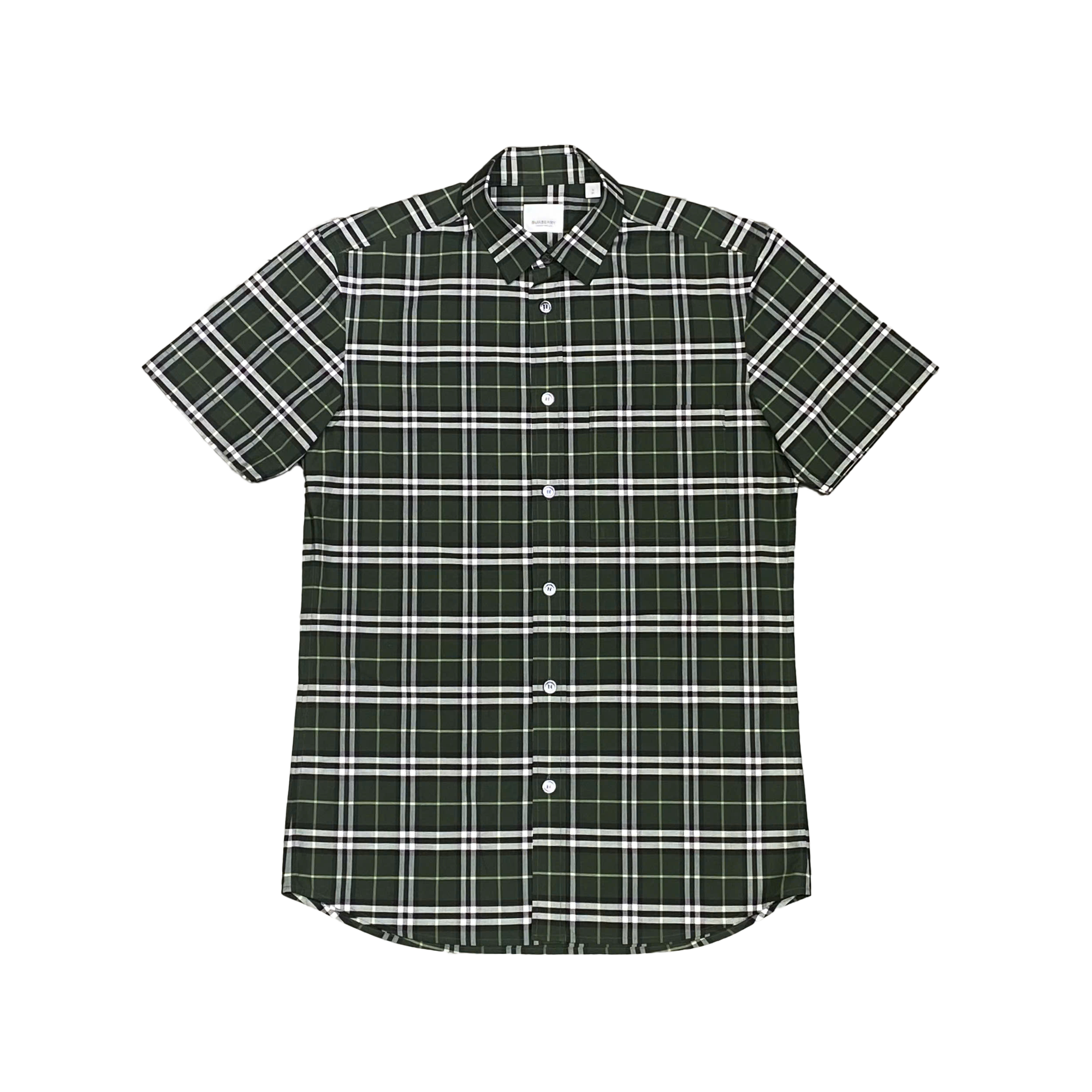 BURBERRY CHECK-PRINT COTTON SHIRT 