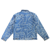  SUPREME GONZ MAP WORK JACKET WASHED BLUE 