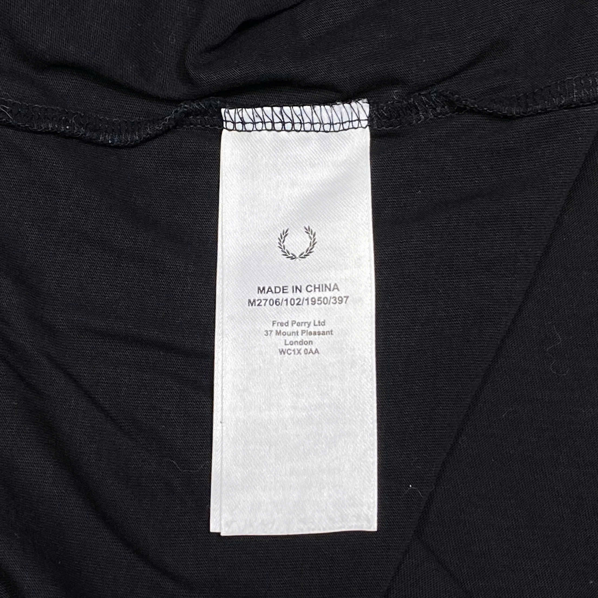  FRED PERRY EMBROIDERED T-SHIRT 
