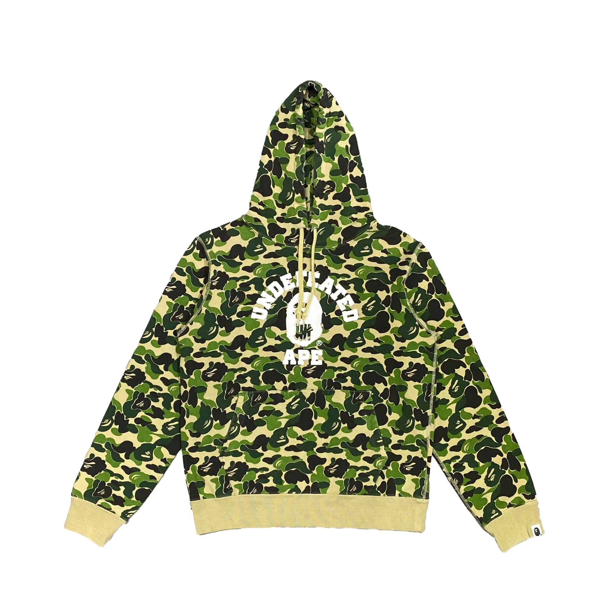  BAPE X UNDEFEATED ABC COLLEGE PULLOVER HOODIE 