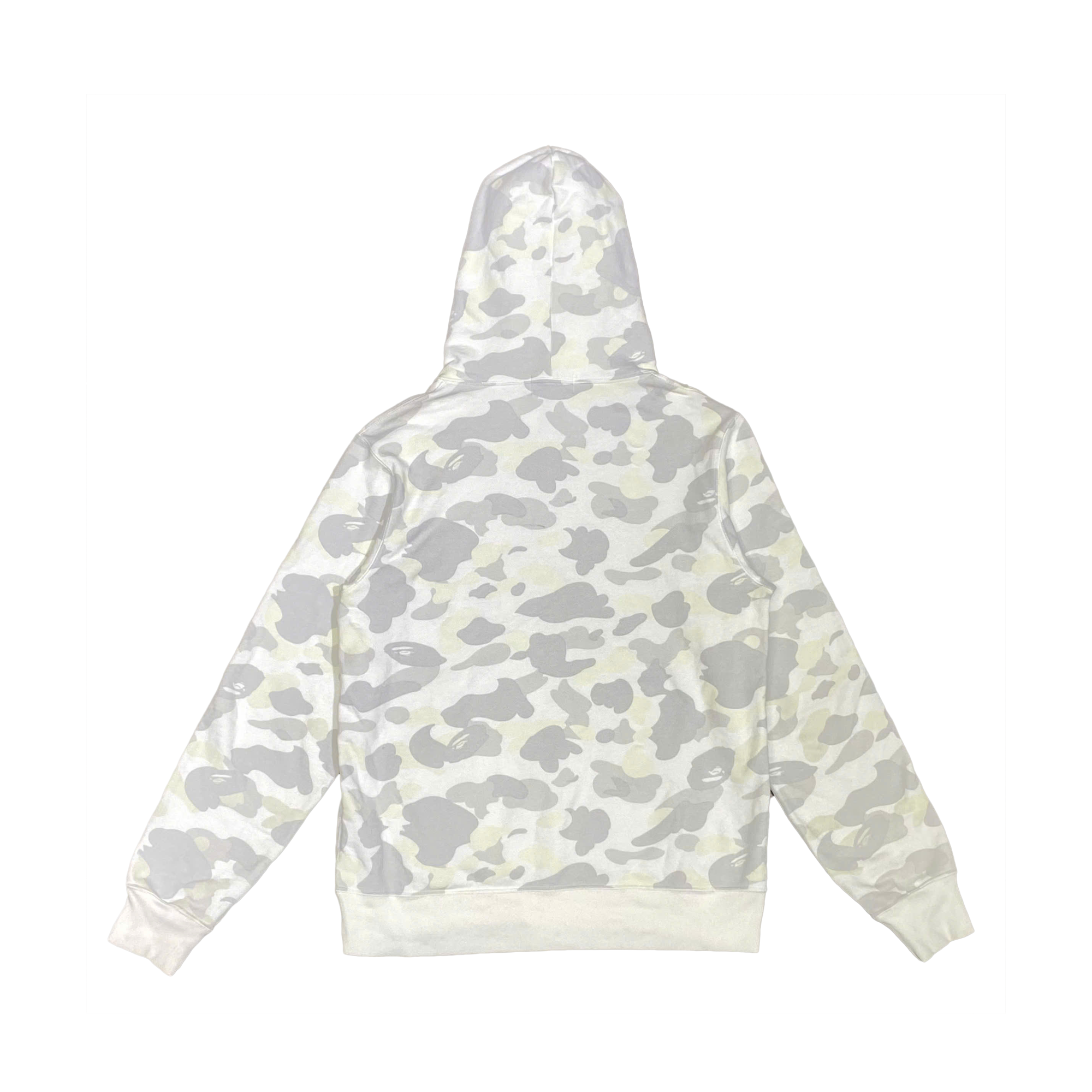  BAPE CITY CAMO PULLOVER HOODIE WHITE 