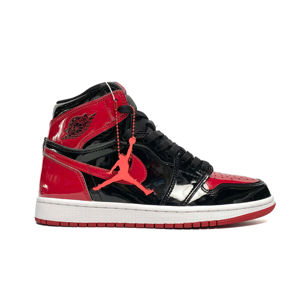  NIKE AIR JORDAN 1 RETRO HIGH OG PATENT BRED 555088 063 