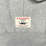  STUSSY TWO TONE HOODIE GREY HEATHER 