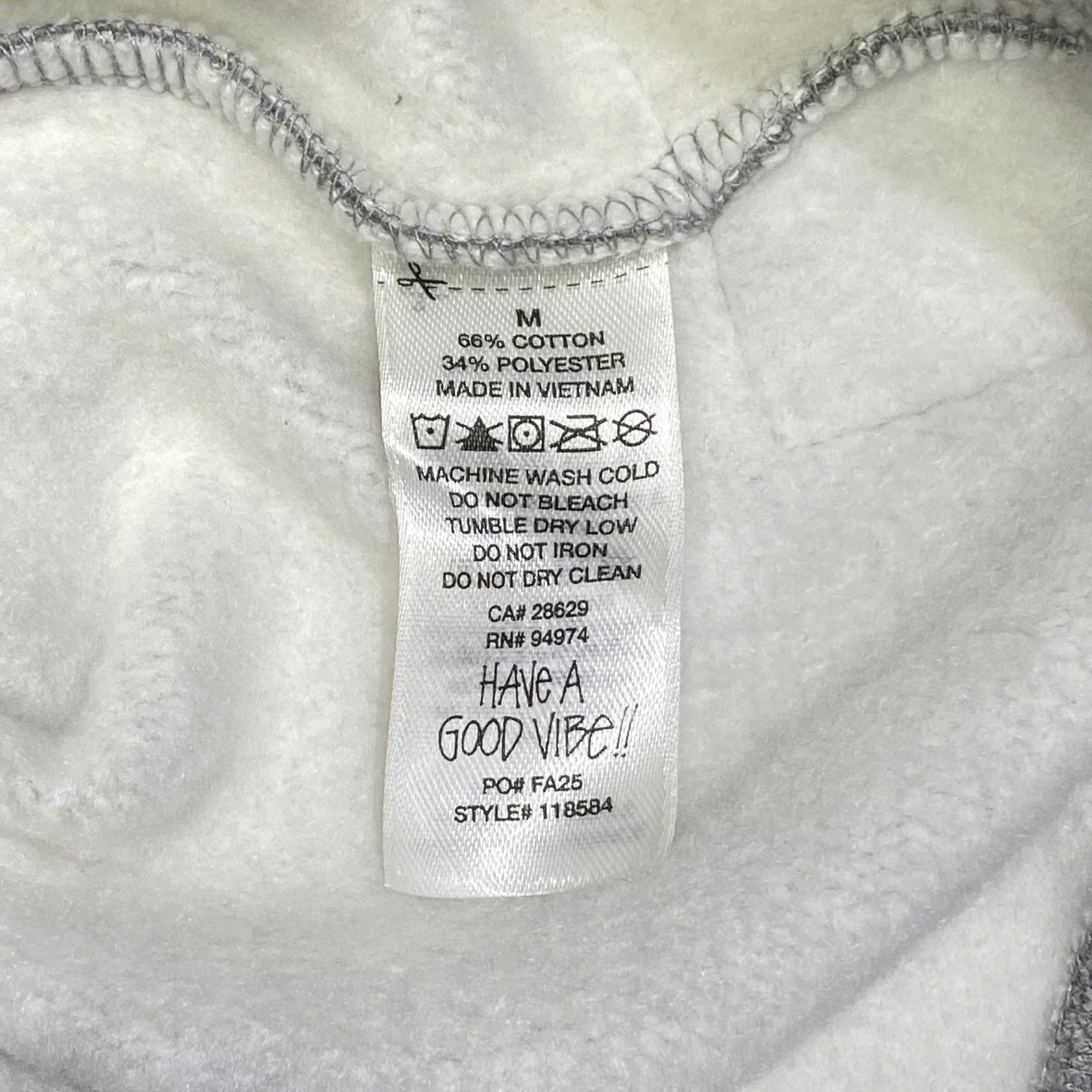  STUSSY TWO TONE HOODIE GREY HEATHER 