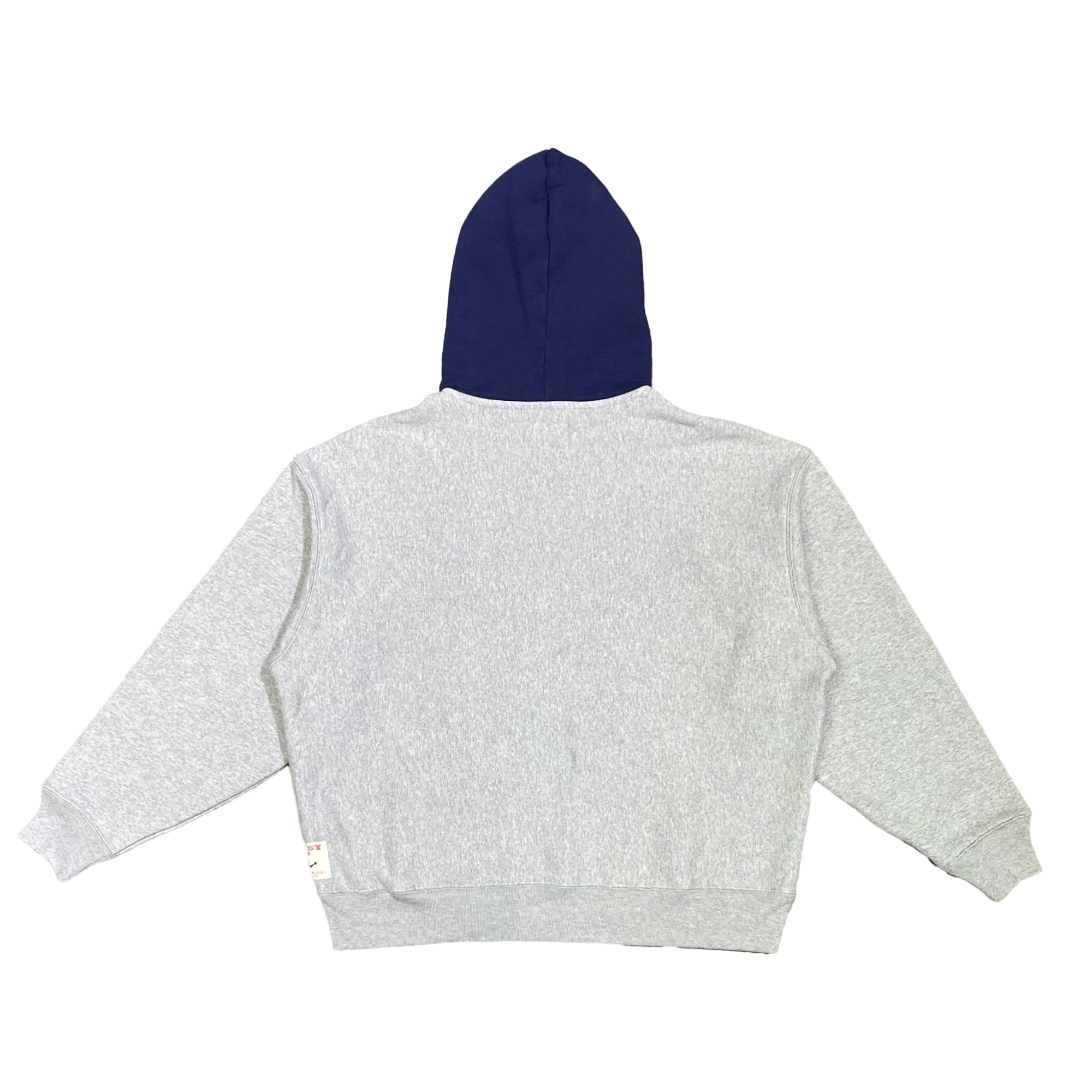  STUSSY TWO TONE HOODIE GREY HEATHER 