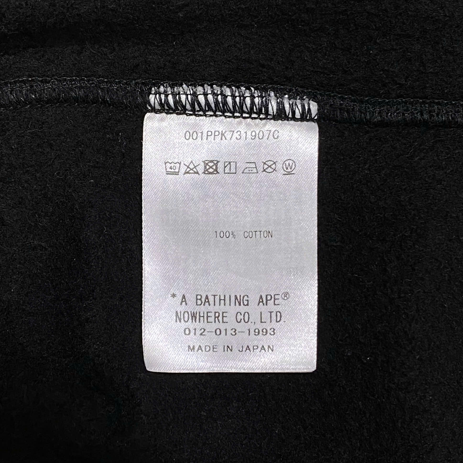  A BATHING APE BAPE x NBHD TWO FACE HALF ZIP PULLOVER HOODIE 