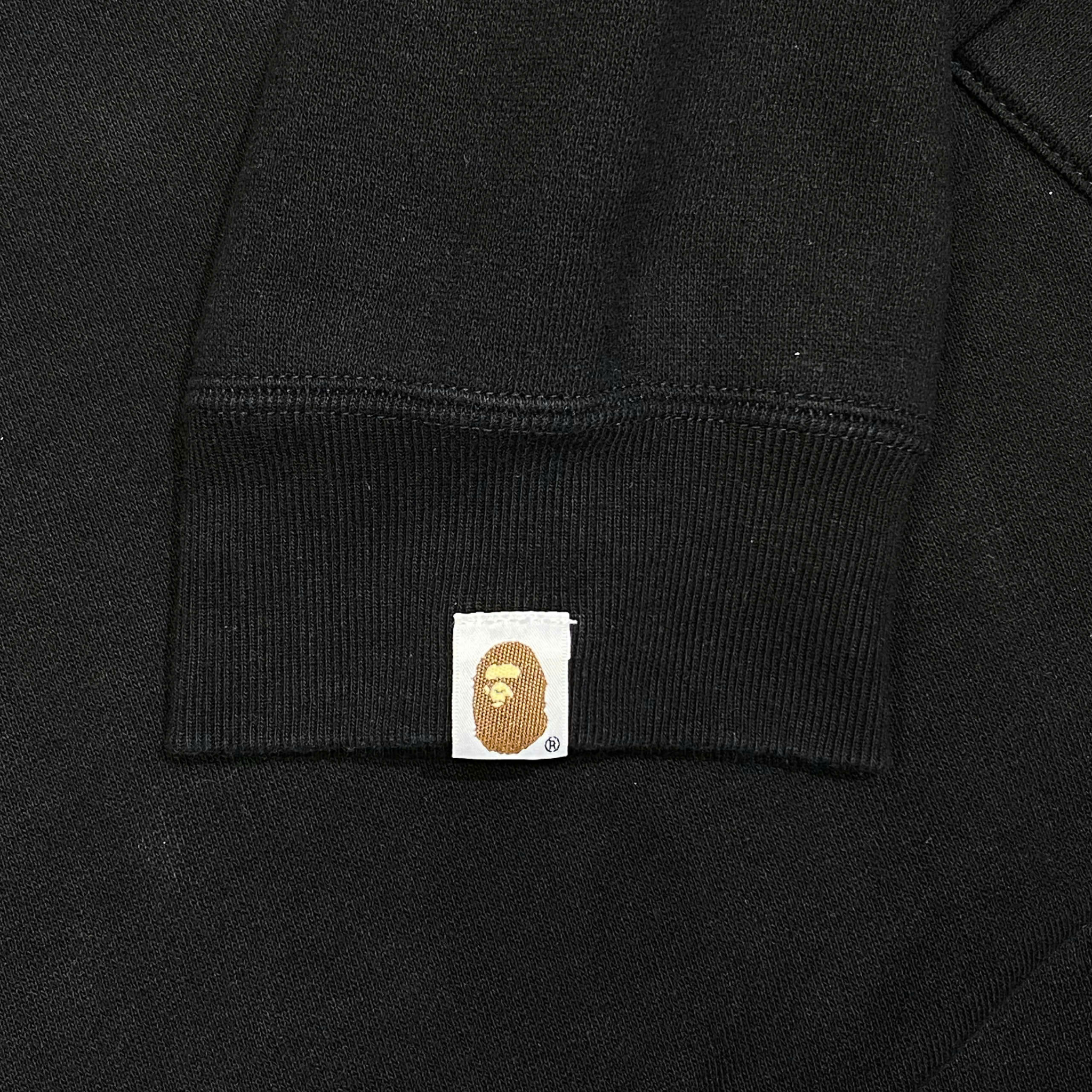  A BATHING APE BAPE x NBHD TWO FACE HALF ZIP PULLOVER HOODIE 