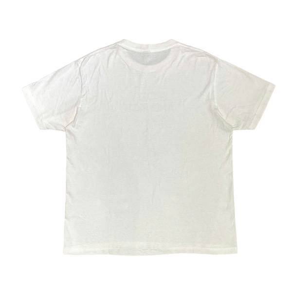  SPORTY & RICH RUNNING MAN T-SHIRT IN WHITE/NAVY 