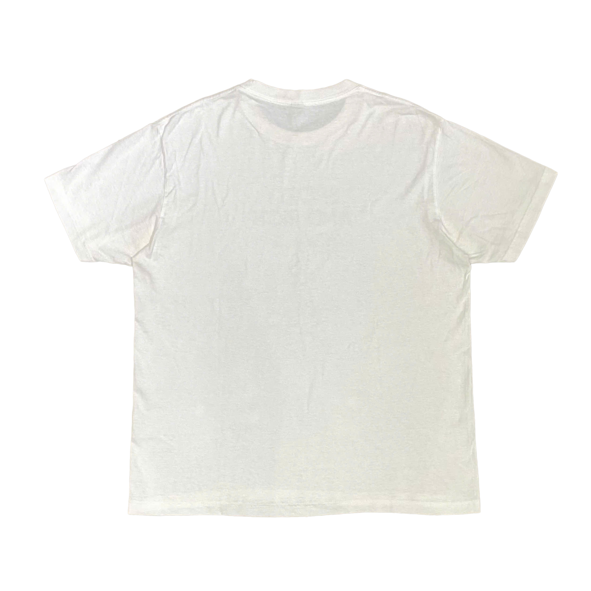  SPORTY & RICH RUNNING MAN T-SHIRT IN WHITE/NAVY 