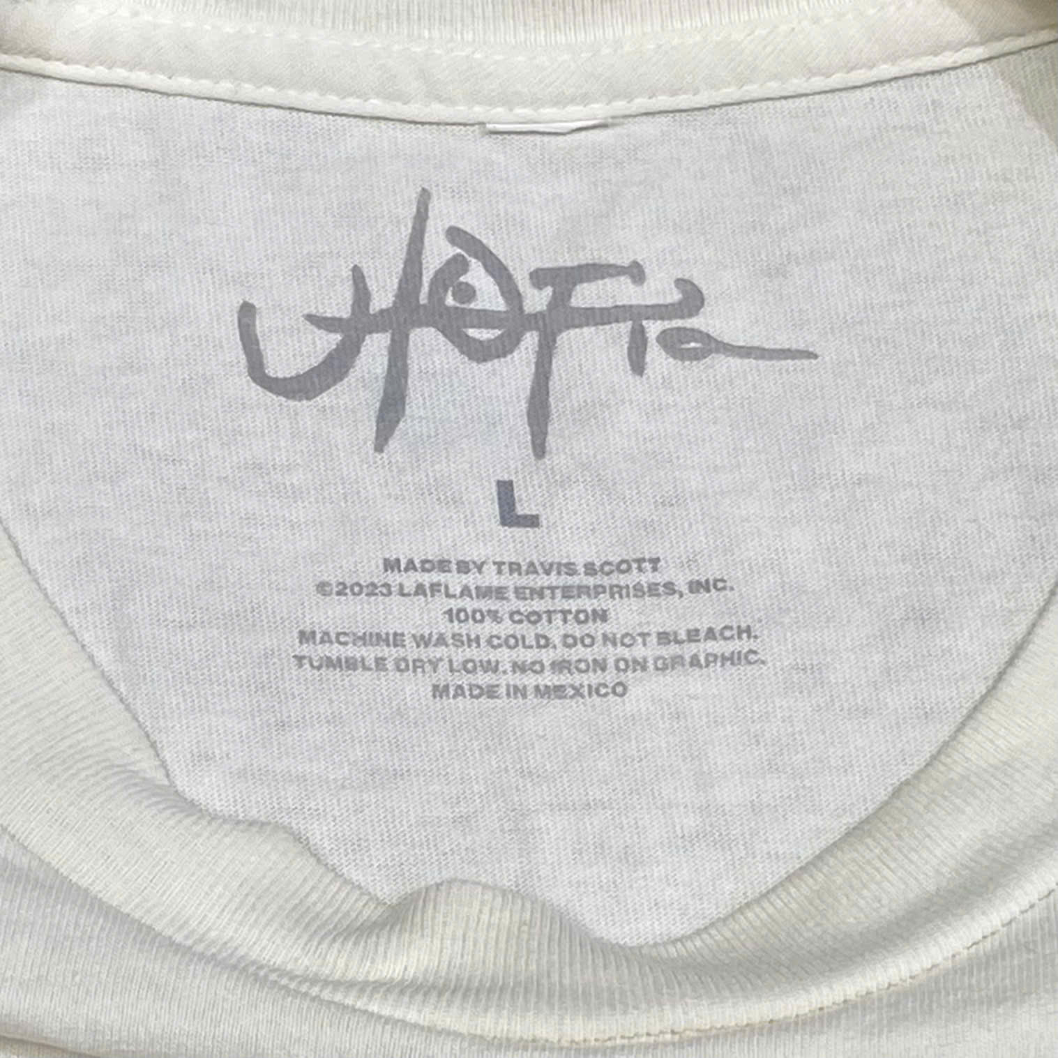  TRAVIS SCOTT UTOPIA B3 TEE WHITE 