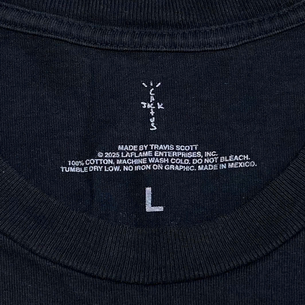  TRAVIS SCOTT WRESTLING IS REAL TEE BLACK 