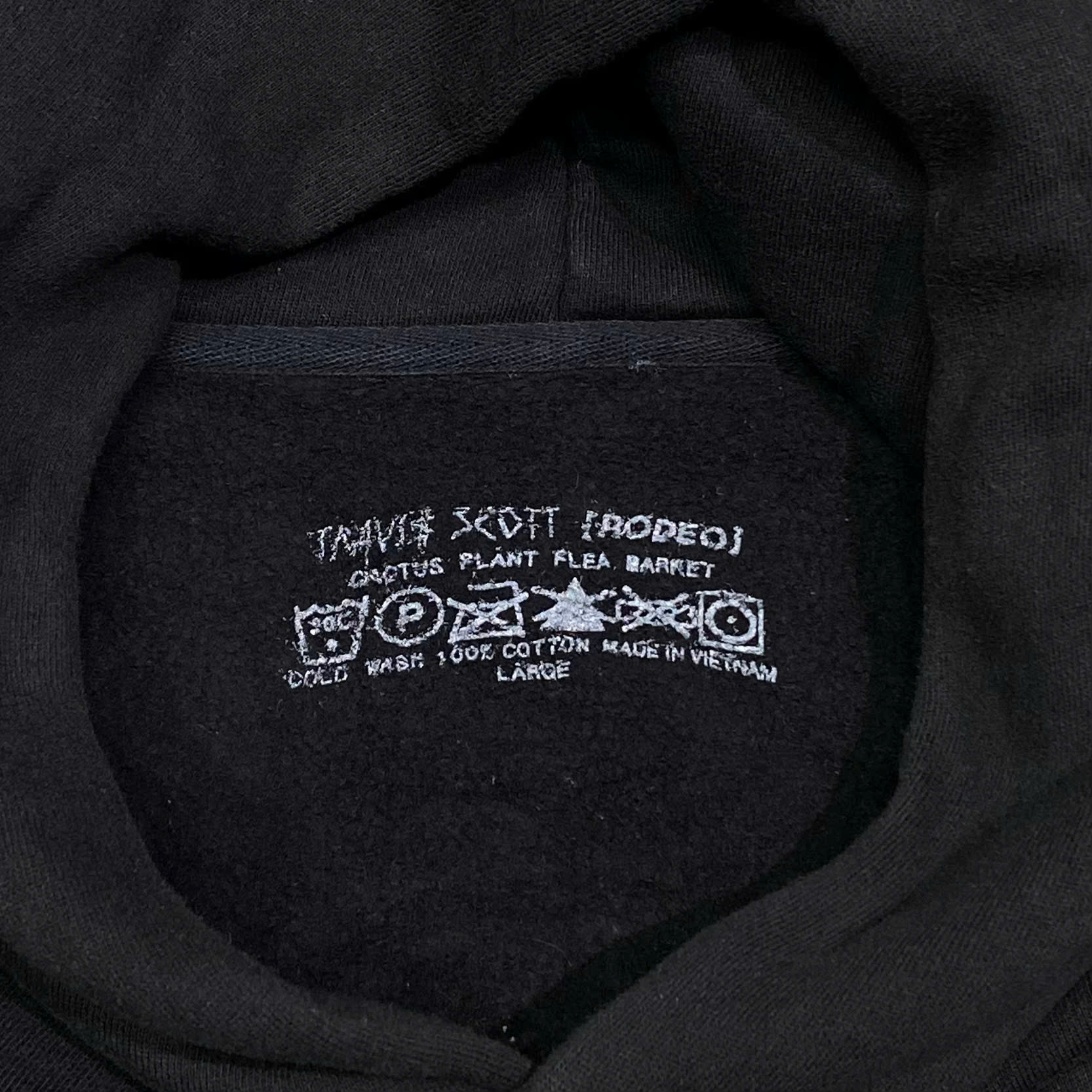  TRAVIS SCOTT RODEO CPFM TRACK 8 HOODIE BLACK 