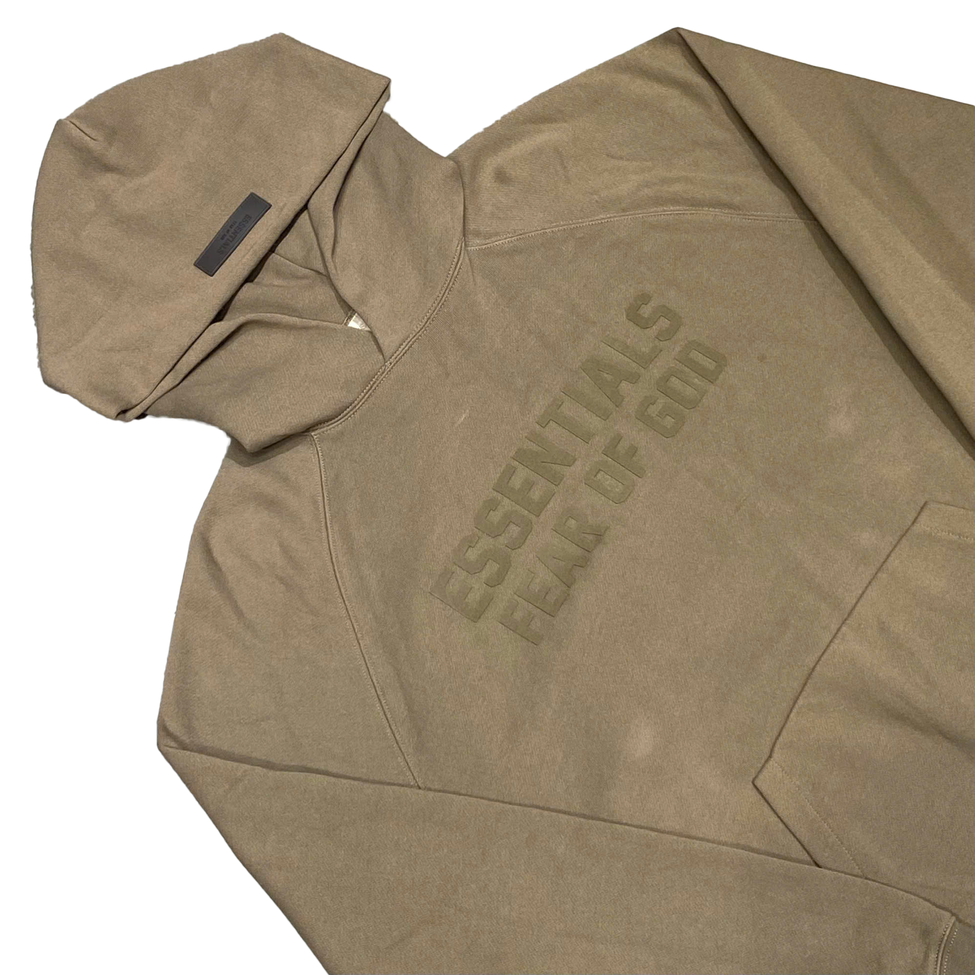  FEAR OF GOD ESSENTIALS HOODIE WOOD 