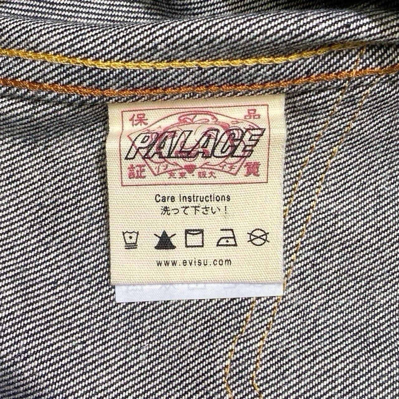  PALACE X EVISU DICE DENIM JACKET 