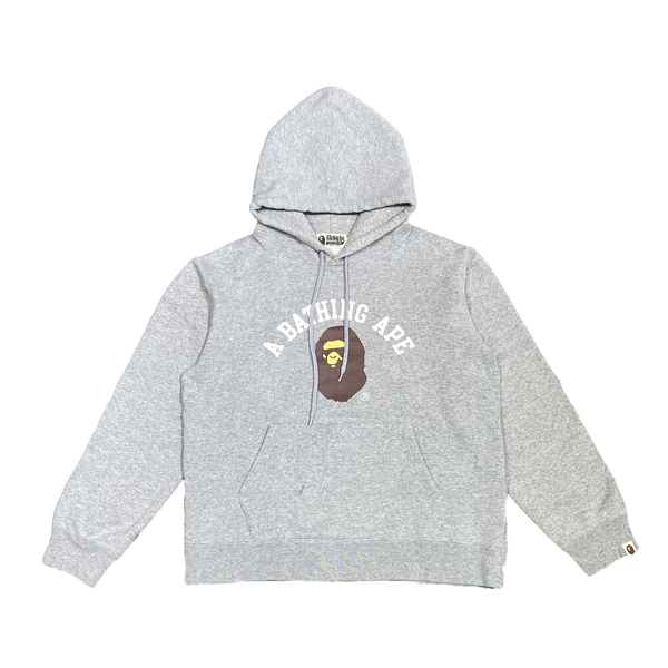  BAPE CLASSIC APE HEAD HOODIE GREY 