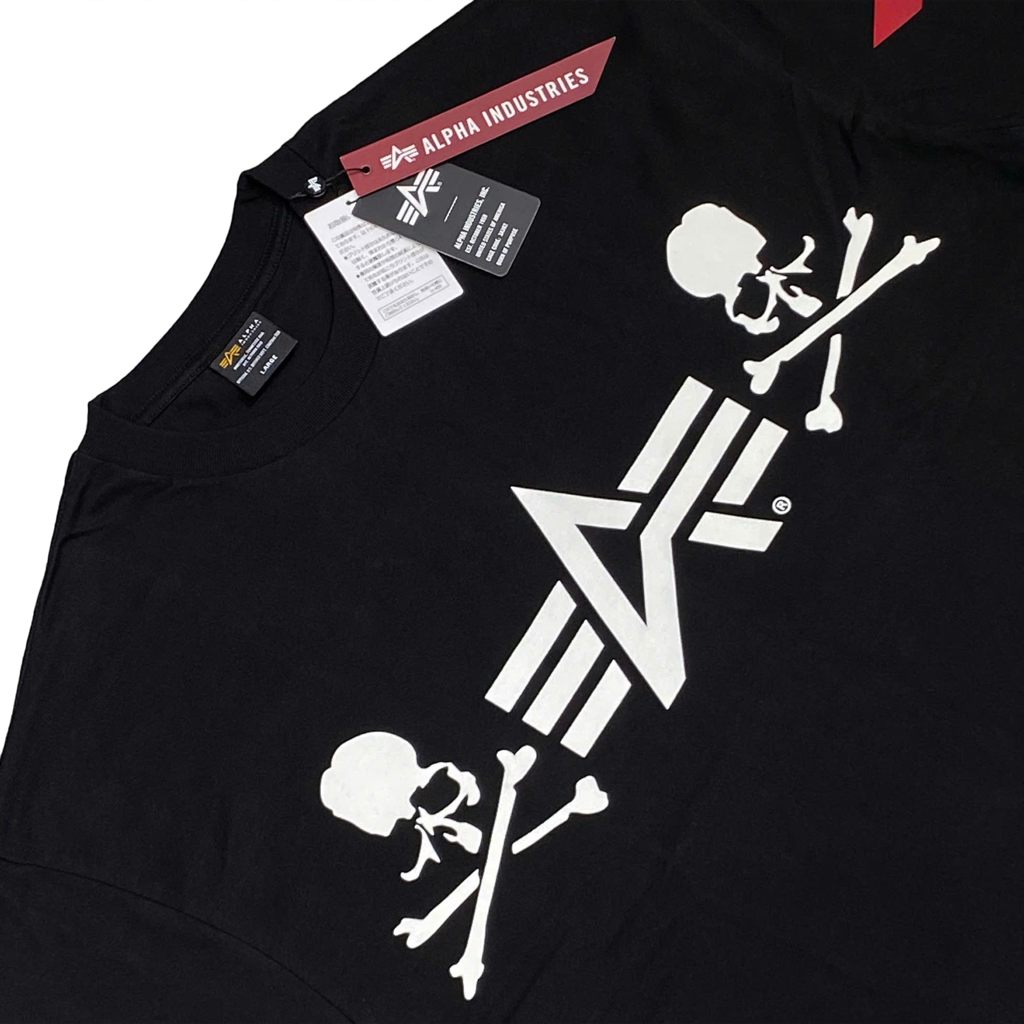 ALPHA X MASTERMIND GRAPHIC LOGO T-SHIRT 