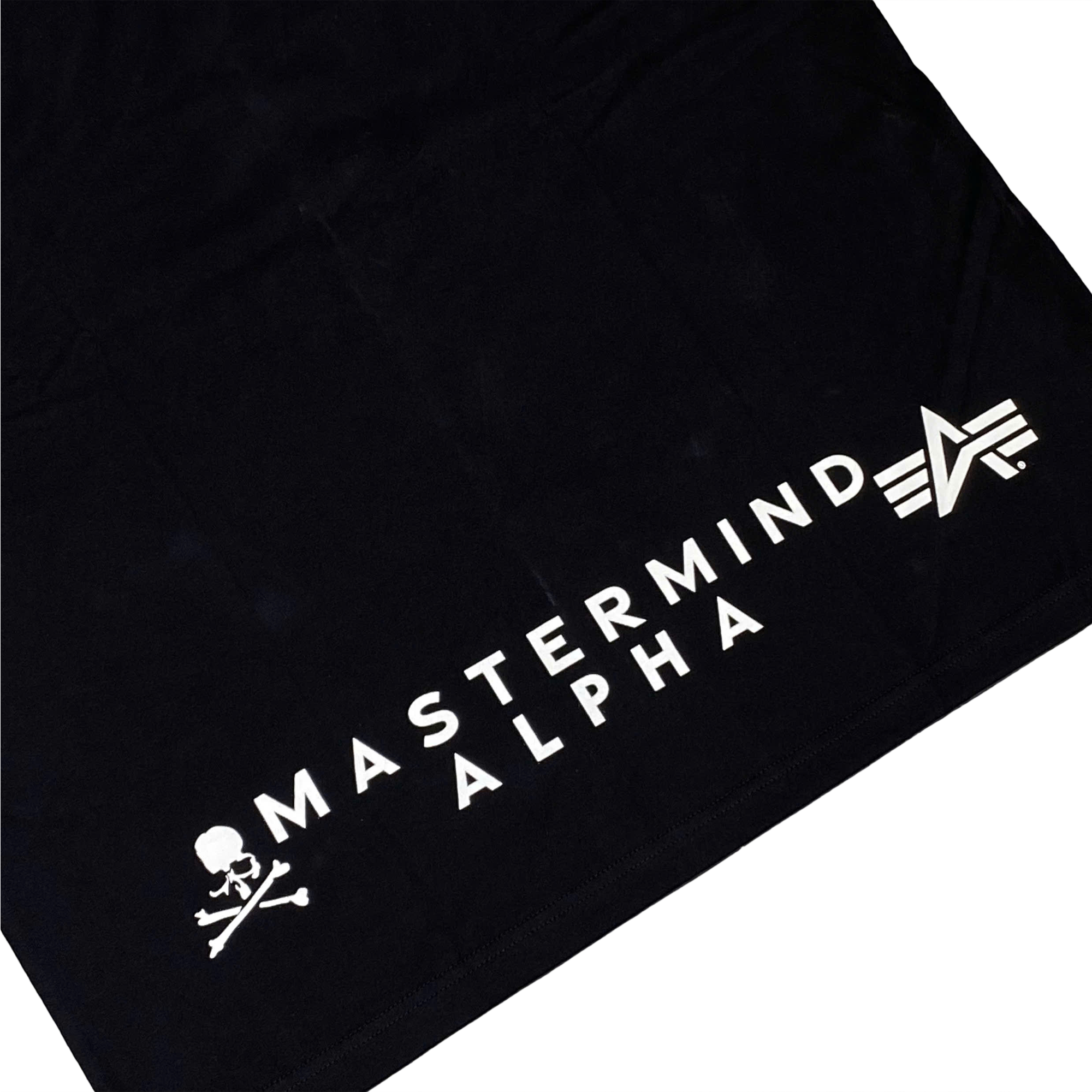  ALPHA X MASTERMIND GRAPHIC LOGO T-SHIRT 