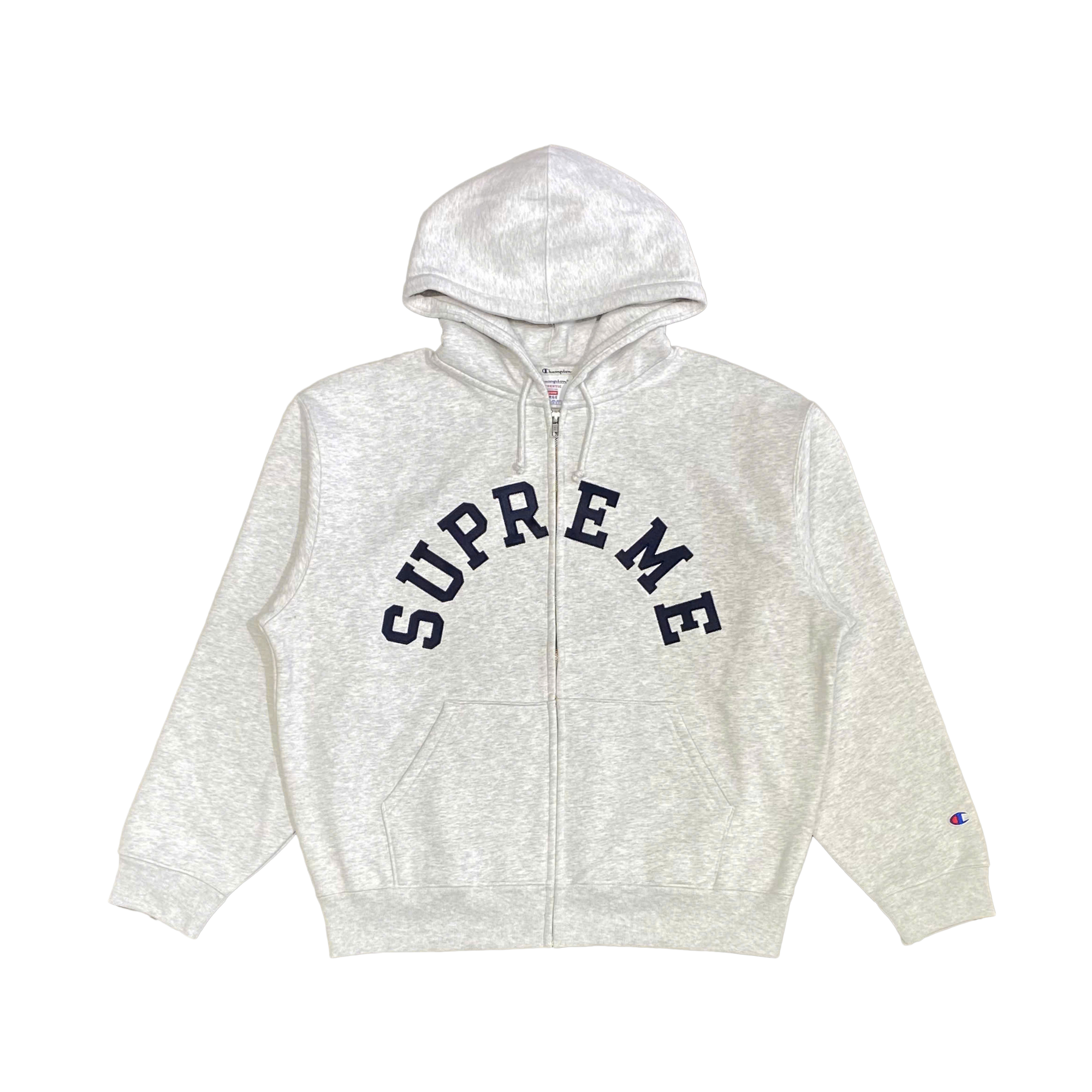 SUPREME CHAMPION ZIP UP HOODED SWEATSHIRT 