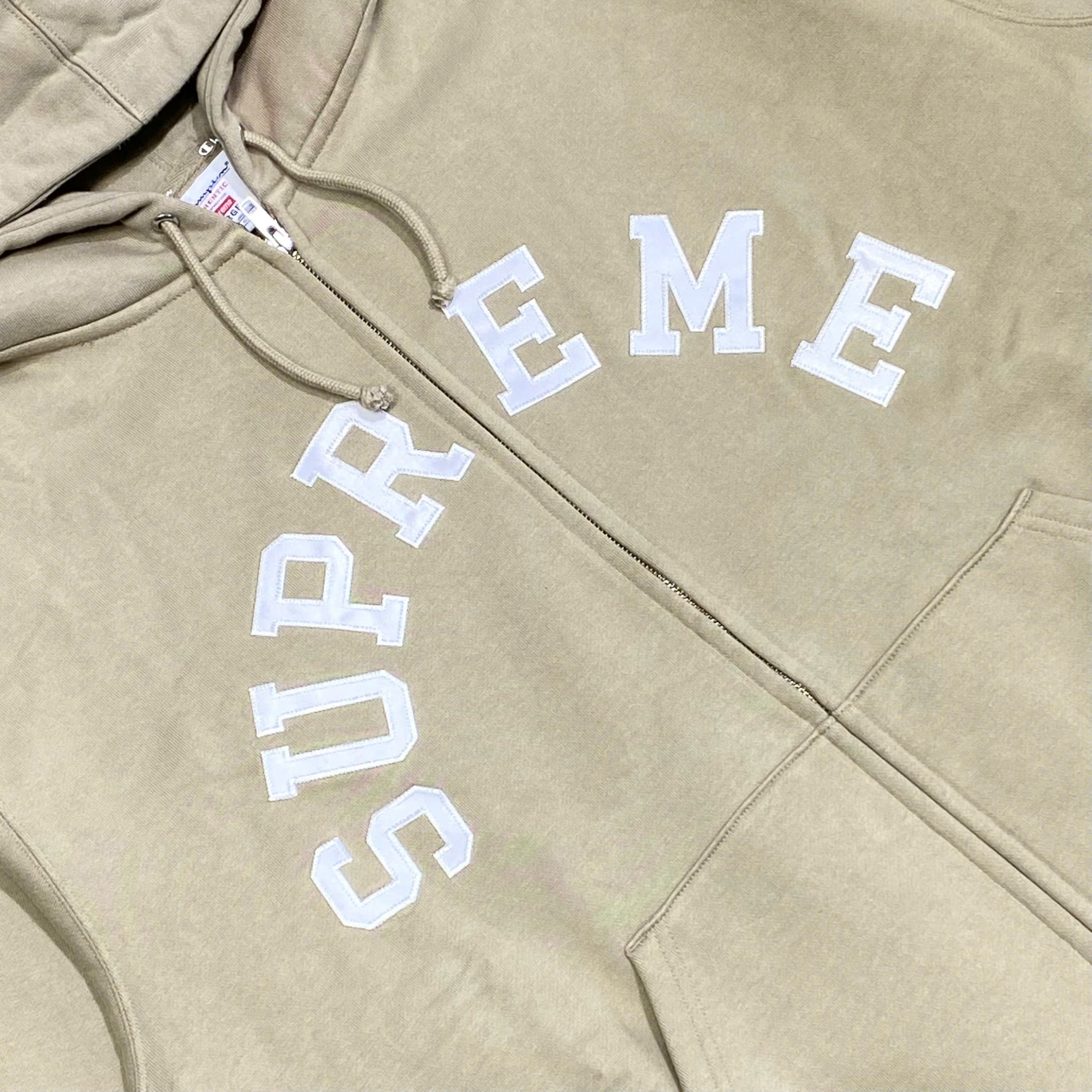  SUPREME CHAMPION ZIP UP HOODED SWEATSHIRT 