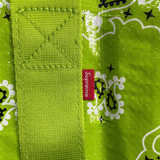  SUPREME BANDANA TARP LARGE DUFFLE BAG BRIGHT GREEN 