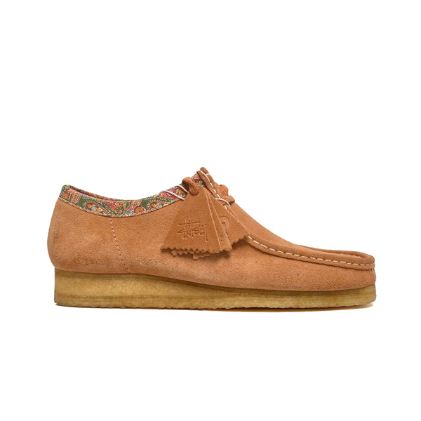  CLARKS ORIGINALS WALLABEE STUSSY RUST 