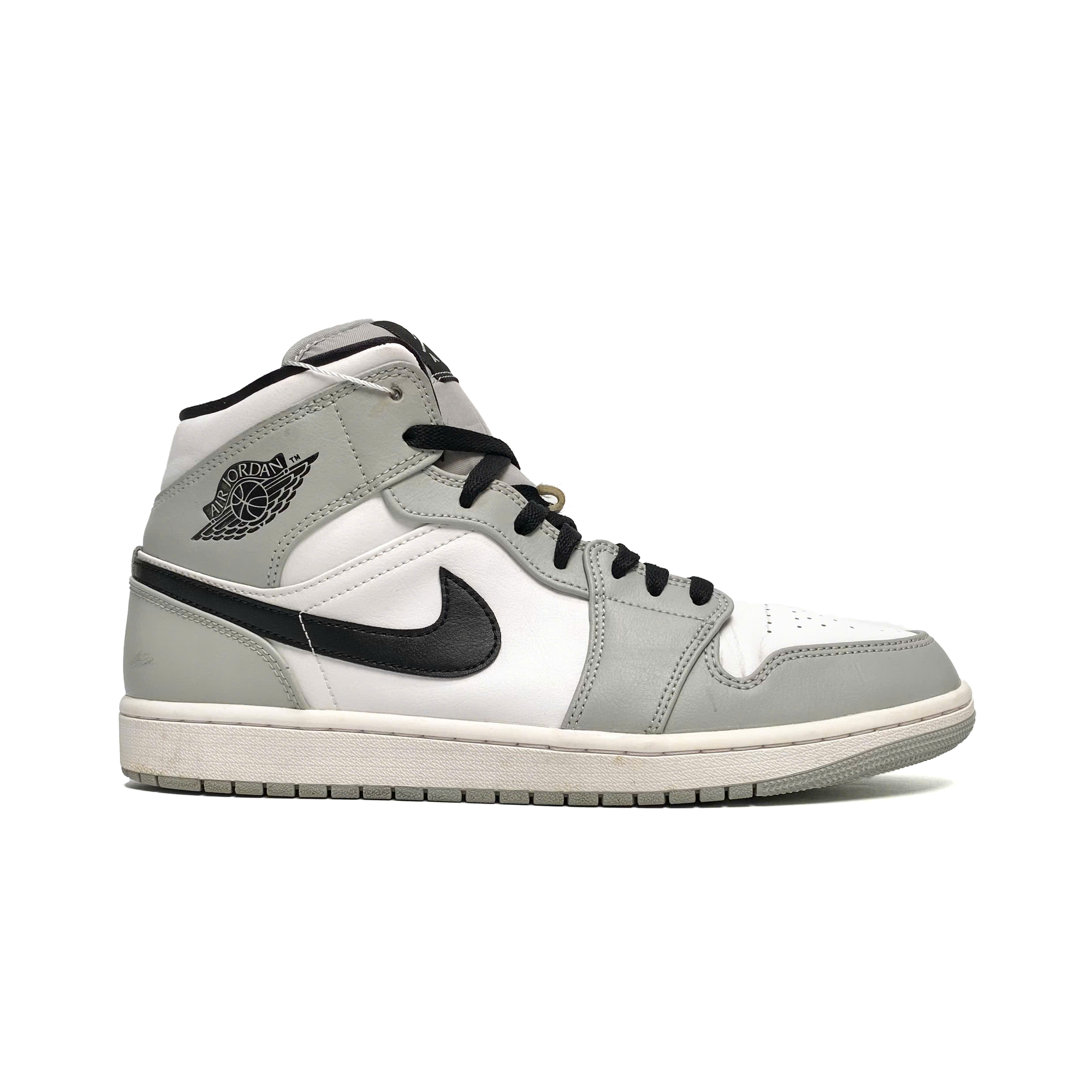  NIKE AIR JORDAN 1 MID SMOKE GREY 554724-092 