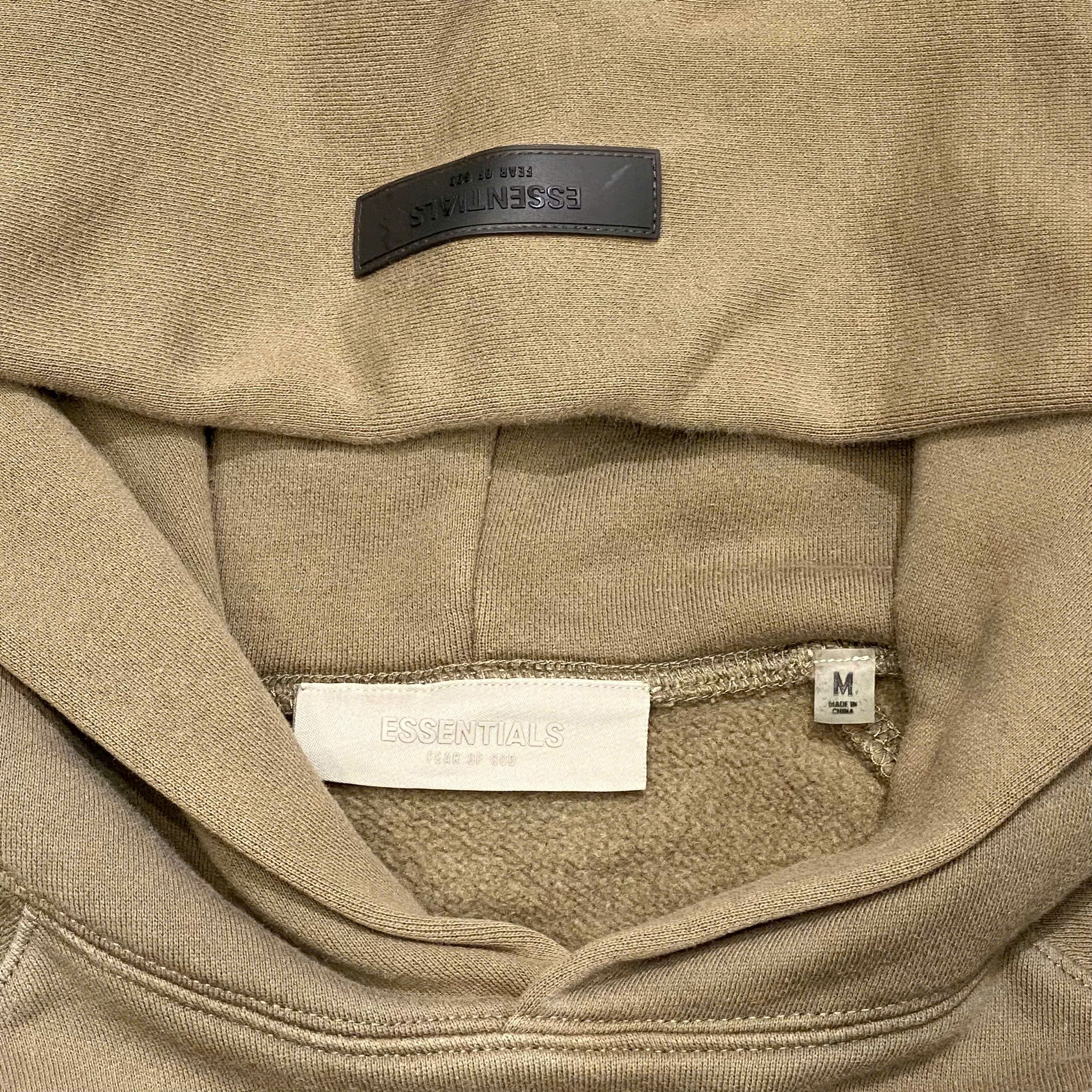  FEAR OF GOD ESSENTIALS HOODIE WOOD 