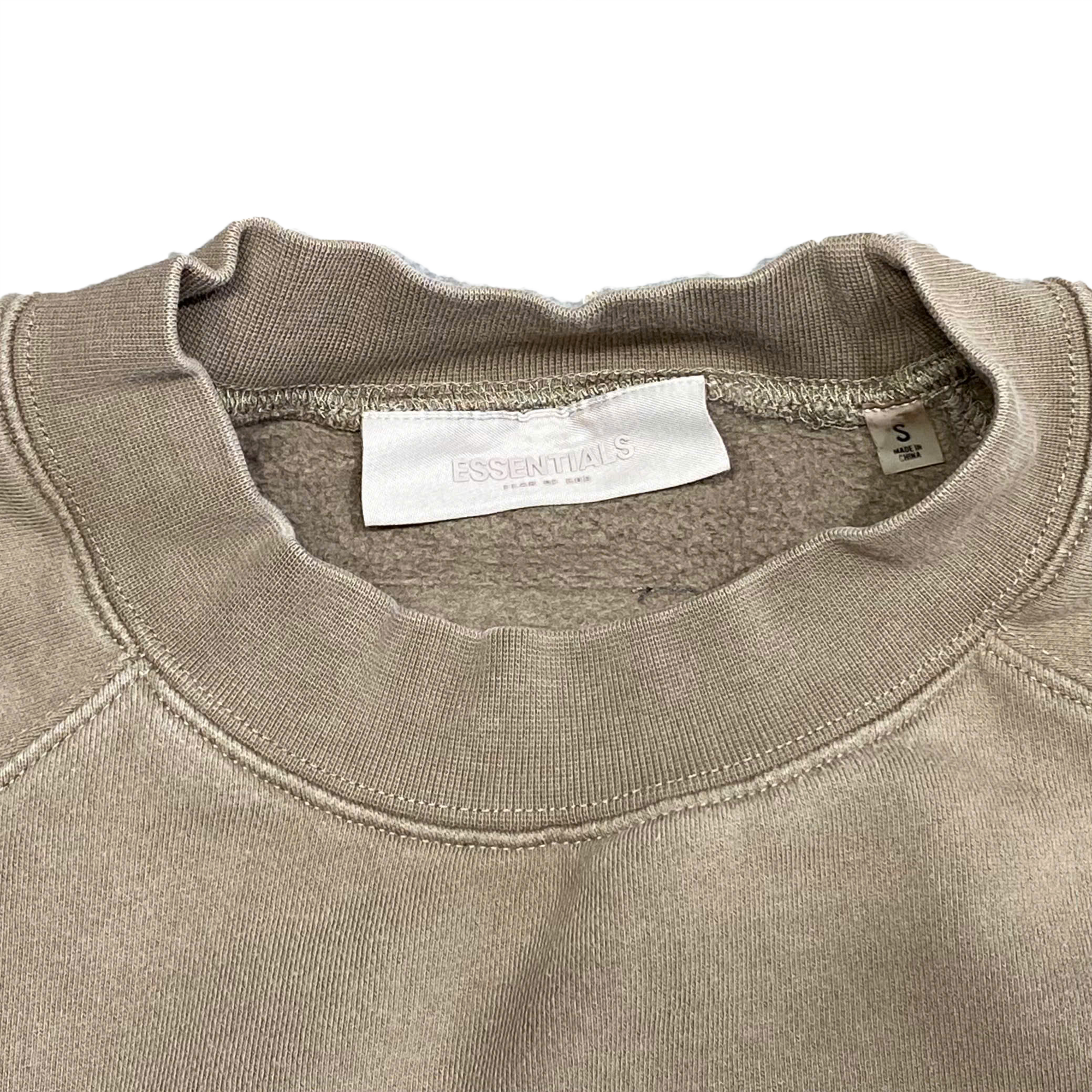  ESSENTIALS FEAR OF GOD BROWN SWEATSHIRT 