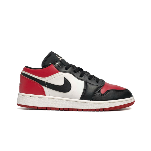  NIKE AIR JORDAN 1 LOW GS BRED TOE 553560-612 
