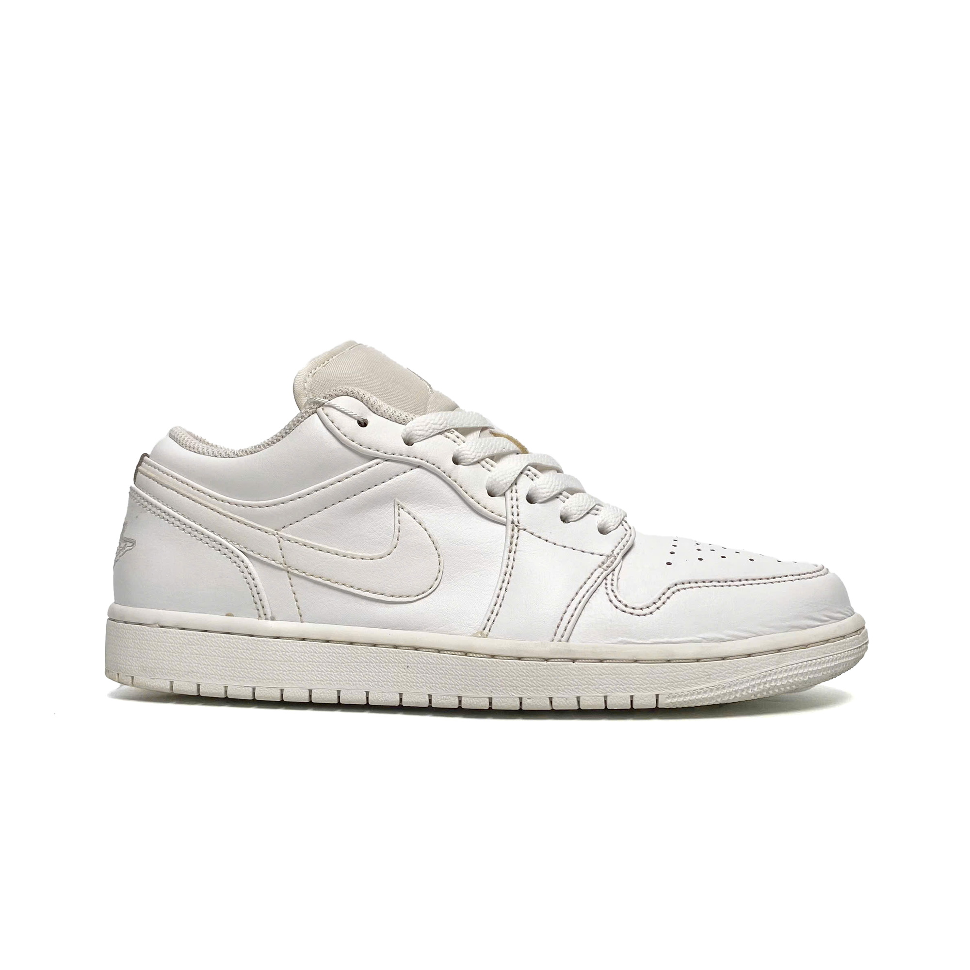  NIKE AIR JORDAN 1 LOW TRIPLE WHITE 553558-136 