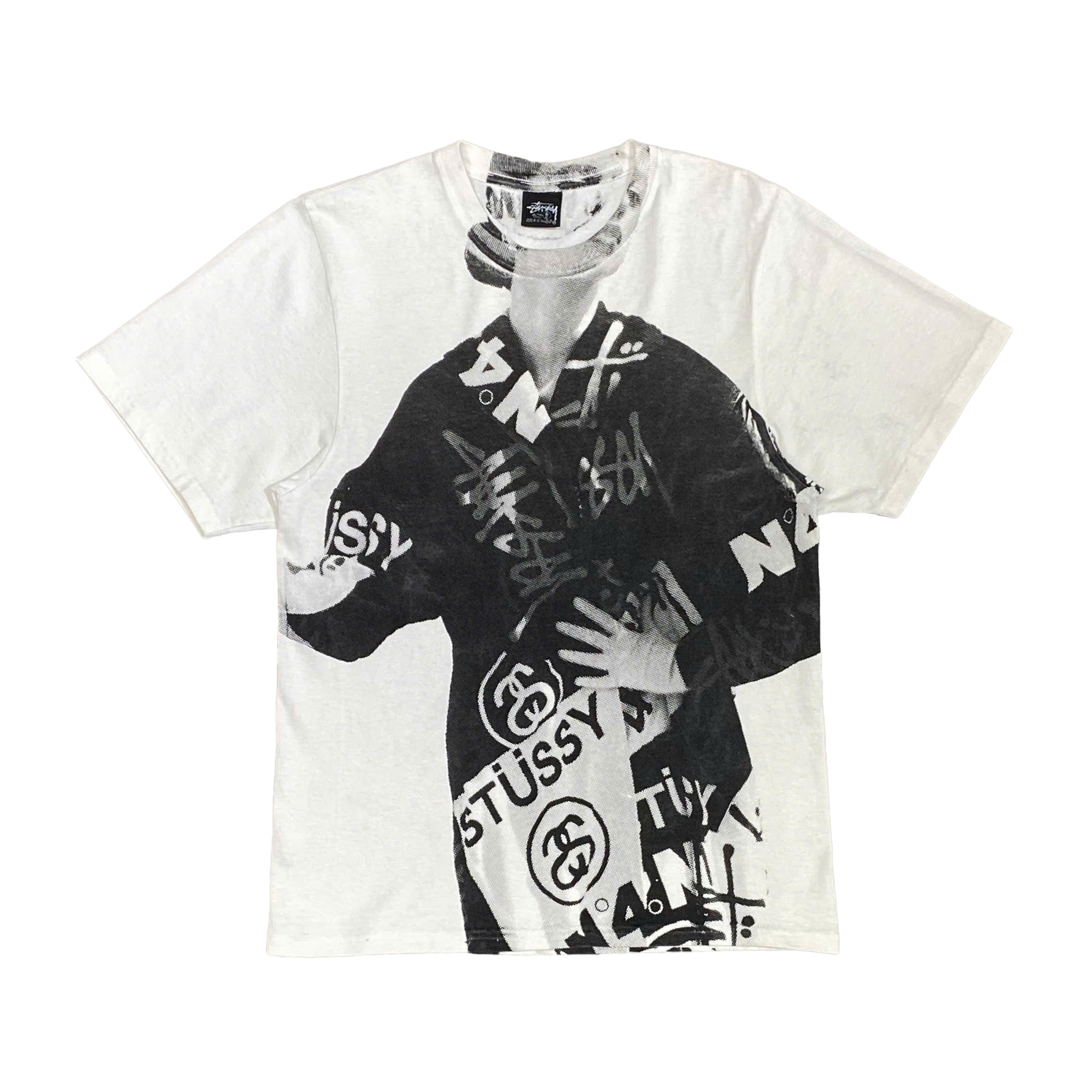  STUSSY PARIS TEE NATURAL 