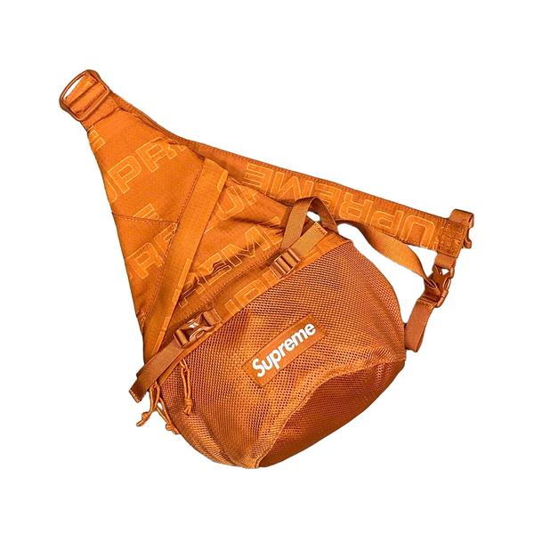  SUPREME SLING LOGO-PATCH BAG 
