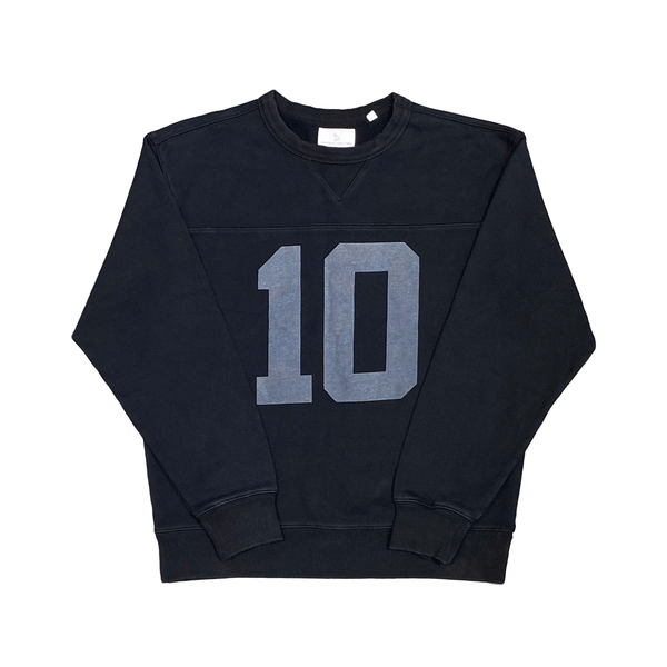  OVO ENZYME WASHED PANELLED CREWNECK 