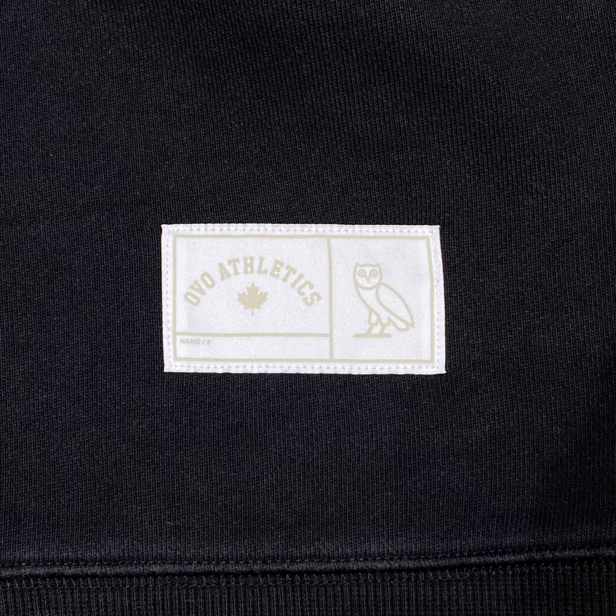  OVO ENZYME WASHED PANELLED CREWNECK 